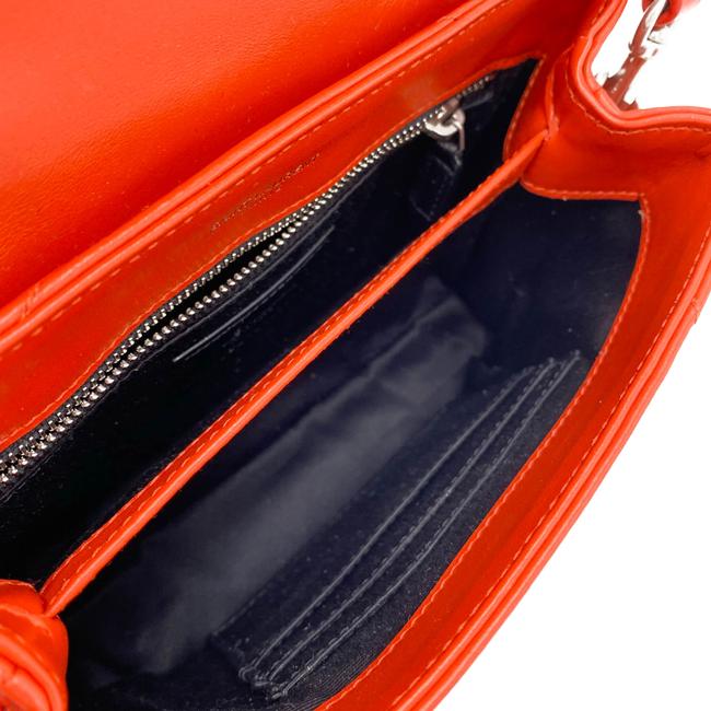 Saint Laurent Monogram Loulou Orange Leather Cross Body Bag