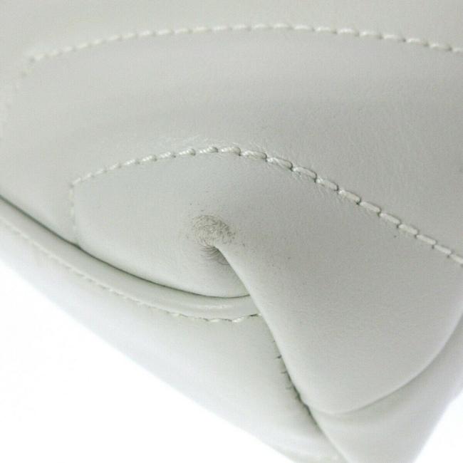 Saint Laurent Monogram Loulou Quilted Monogram Small Chain White Calfskin Leather Shoulder Bag