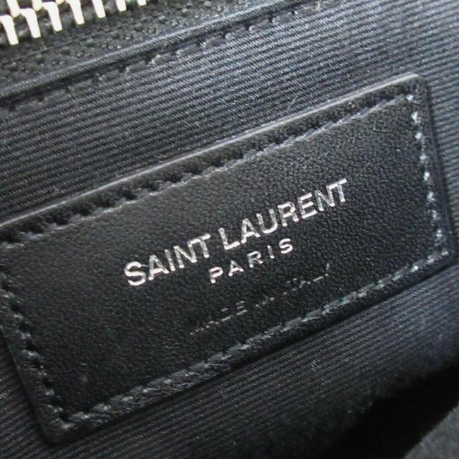 Saint Laurent Monogram Loulou Quilted Monogram Small Chain White Calfskin Leather Shoulder Bag