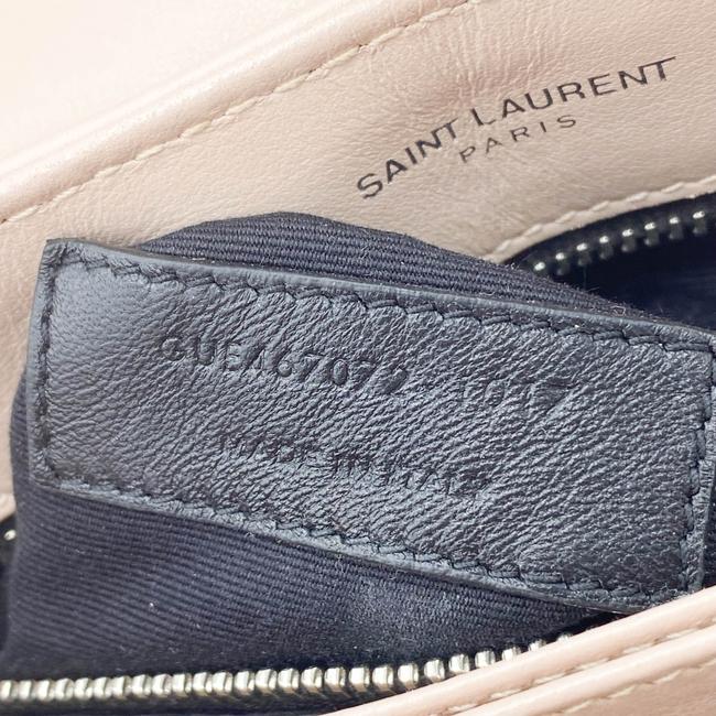 Saint Laurent Monogram Loulou Quilted Monogram Tender Pink Calfskin Leather Cross Body Bag