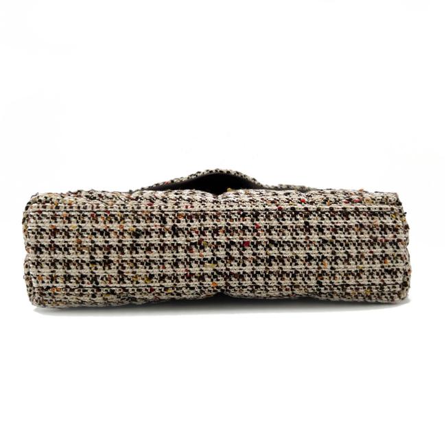 Saint Laurent Monogram Loulou Sintra Small Beige Tweed Clutch