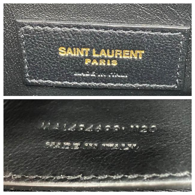 Saint Laurent Monogram Loulou Small Gold Ghw Black Leather Shoulder Bag
