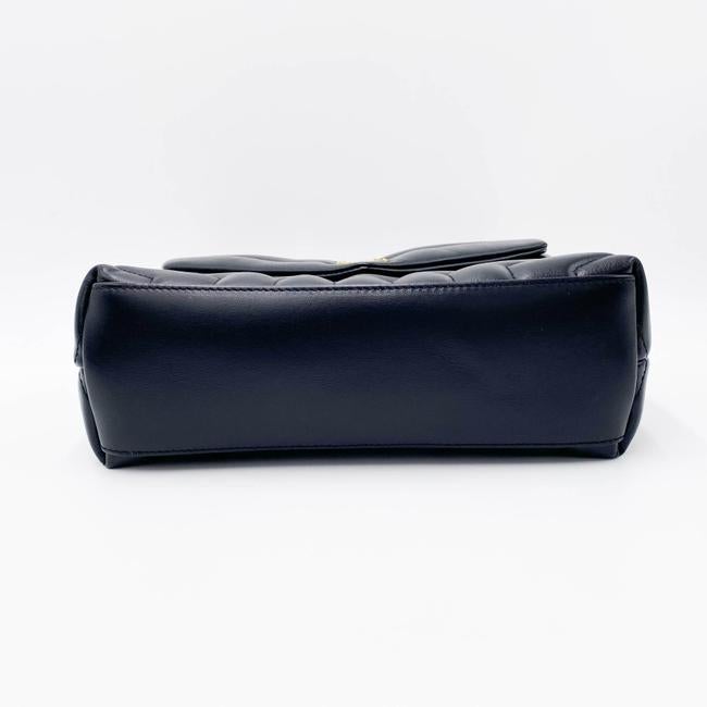 Saint Laurent Monogram Loulou Small Gold Ghw Black Leather Shoulder Bag