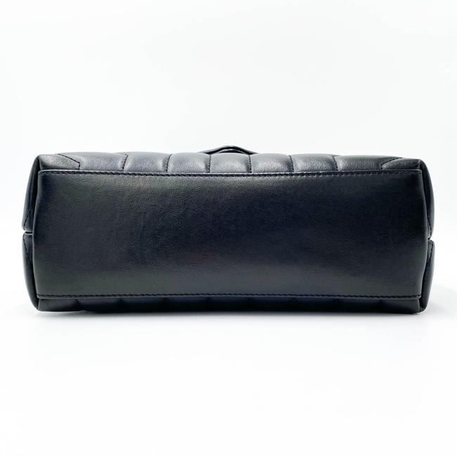 Saint Laurent Monogram Loulou Small Gold Ghw Black Leather Shoulder Bag