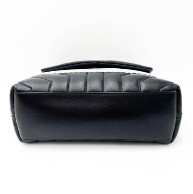 Saint Laurent Monogram Loulou Small Monogram 2020 Black Leather Shoulder Bag