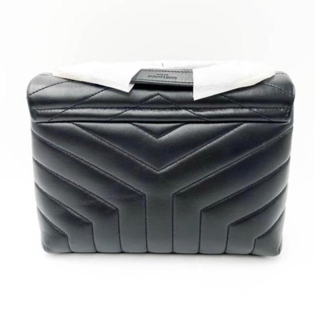 Saint Laurent Monogram Loulou Small Monogram 2020 Black Leather Shoulder Bag