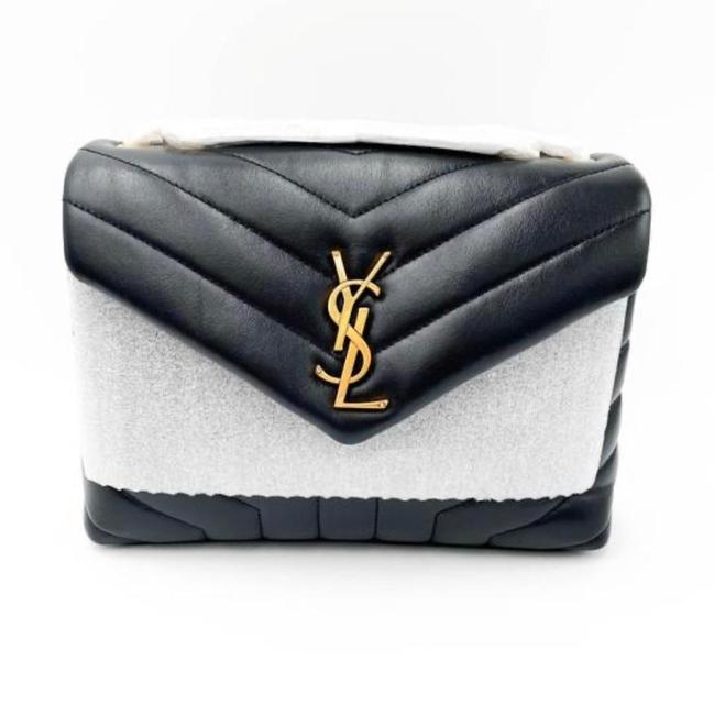 Saint Laurent Monogram Loulou Small Monogram 2020 Black Leather Shoulder Bag