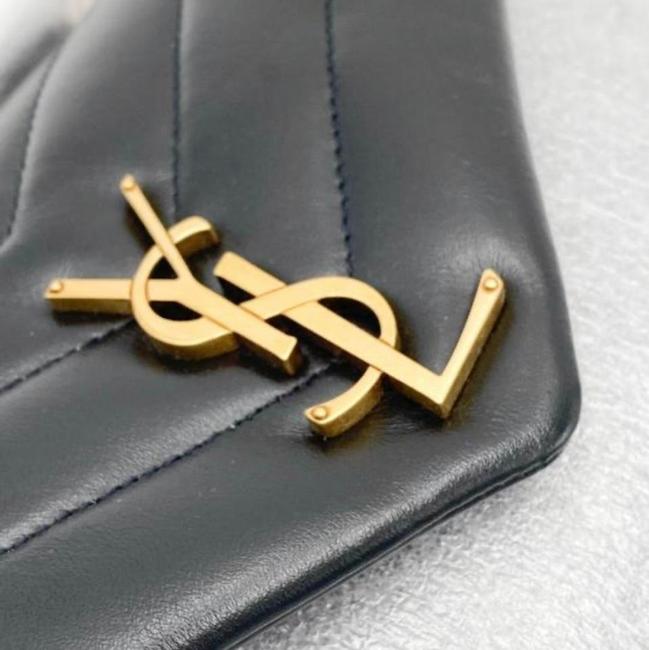 Saint Laurent Monogram Loulou Small Monogram 2020 Black Leather Shoulder Bag
