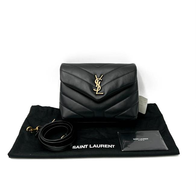 Saint Laurent Monogram Loulou Toy Quilted Black Cross Body Bag