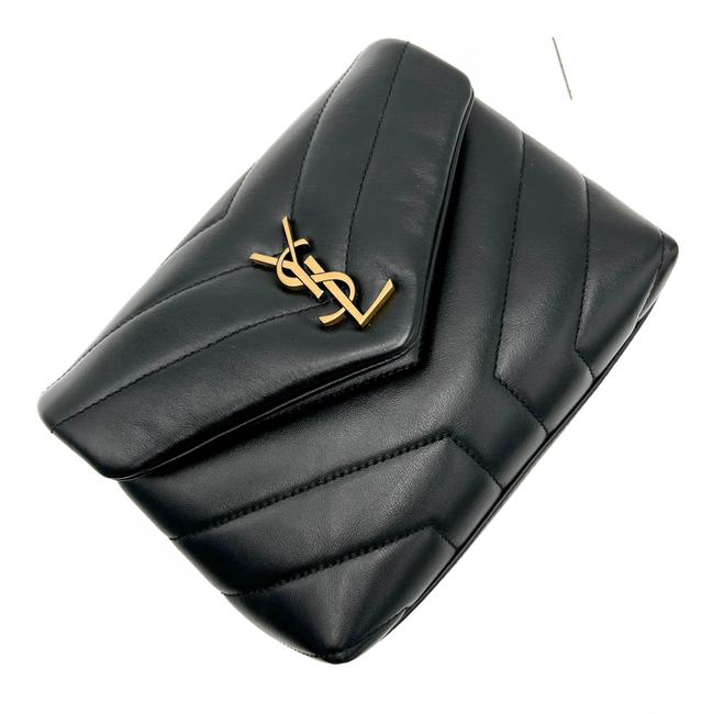 Saint Laurent Monogram Loulou Toy Quilted Black Cross Body Bag