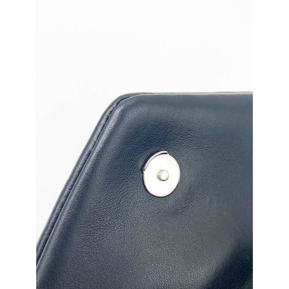 Saint Laurent Monogram Loulou Toy Silver Hardware Black Leather Shoulder Bag