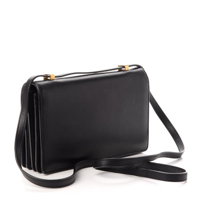 Saint Laurent Monogram Small Dylan Black Calfskin Leather Shoulder Bag