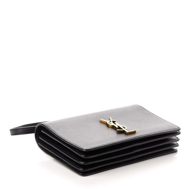 Saint Laurent Monogram Small Dylan Black Calfskin Leather Shoulder Bag