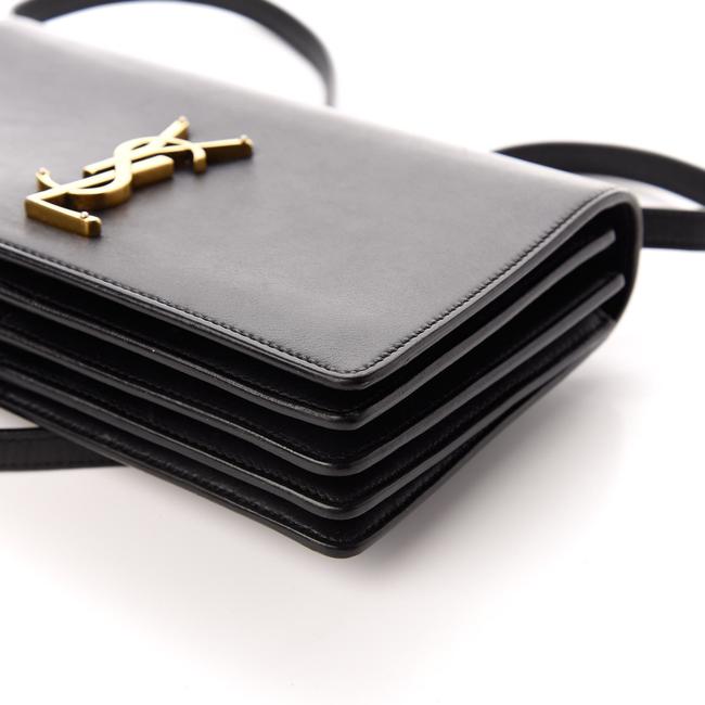 Saint Laurent Monogram Small Dylan Black Calfskin Leather Shoulder Bag
