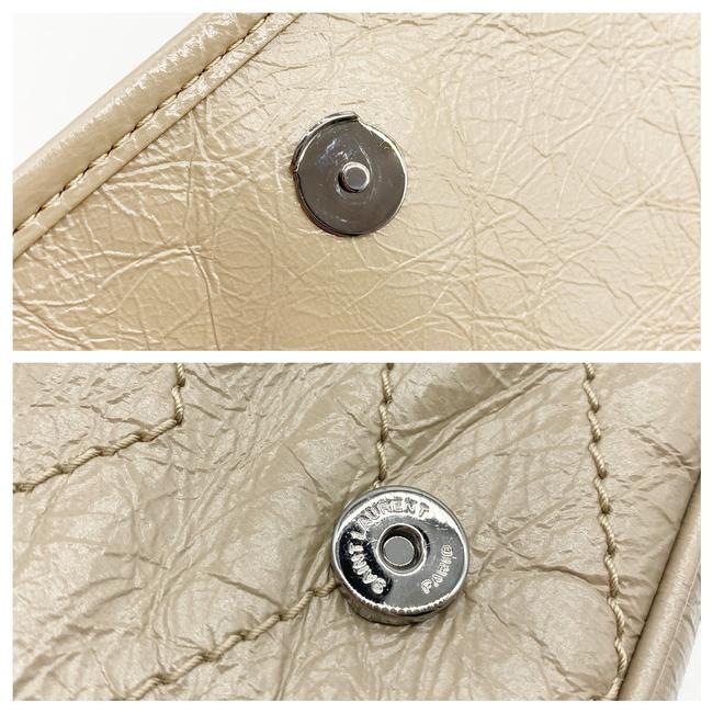 Saint Laurent Niki Beige Leather Cross Body Bag