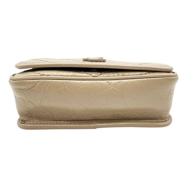 Saint Laurent Niki Beige Leather Cross Body Bag