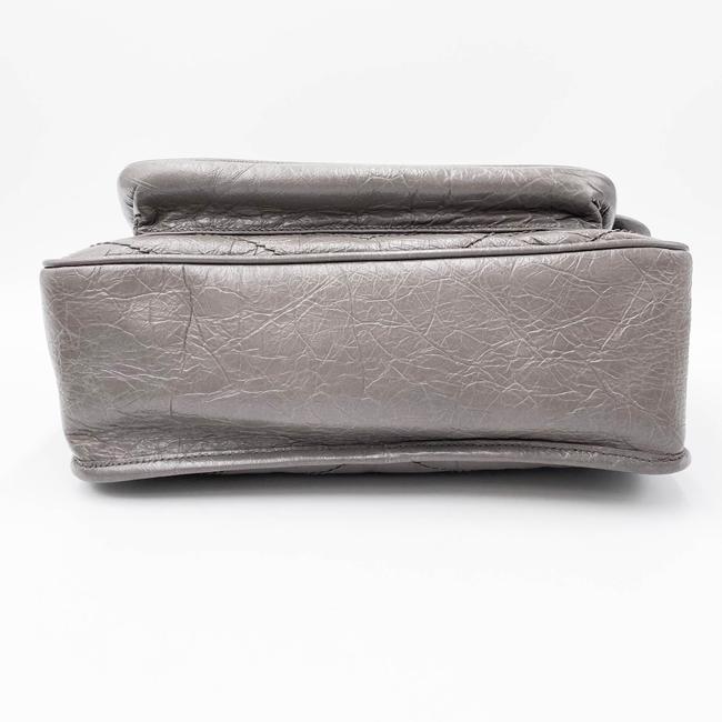 Saint Laurent Niki Medium Grey Leather Shoulder Bag