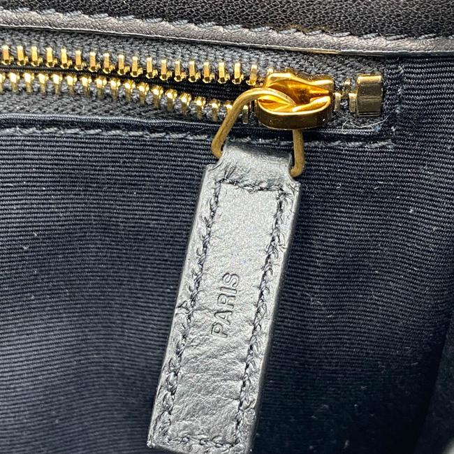 Saint Laurent Niki Medium Ysl Monogram Quilted Calf Flap Black Leather Shoulder Bag