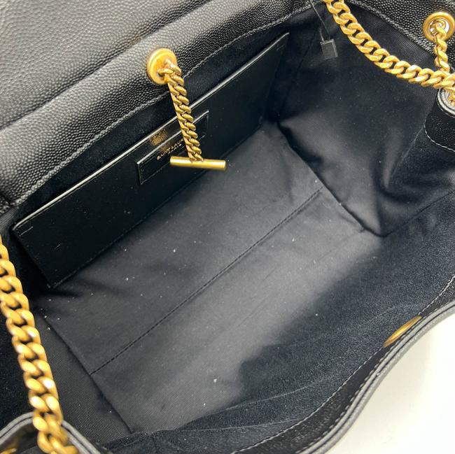 Saint Laurent Nolita Gold Hardware Small Vintage Black Leather Shoulder Bag