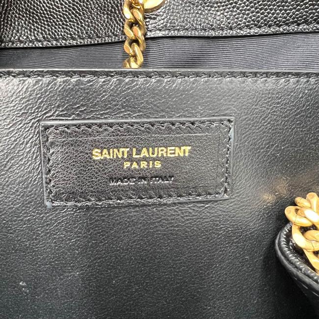Saint Laurent Nolita Gold Hardware Small Vintage Black Leather Shoulder Bag