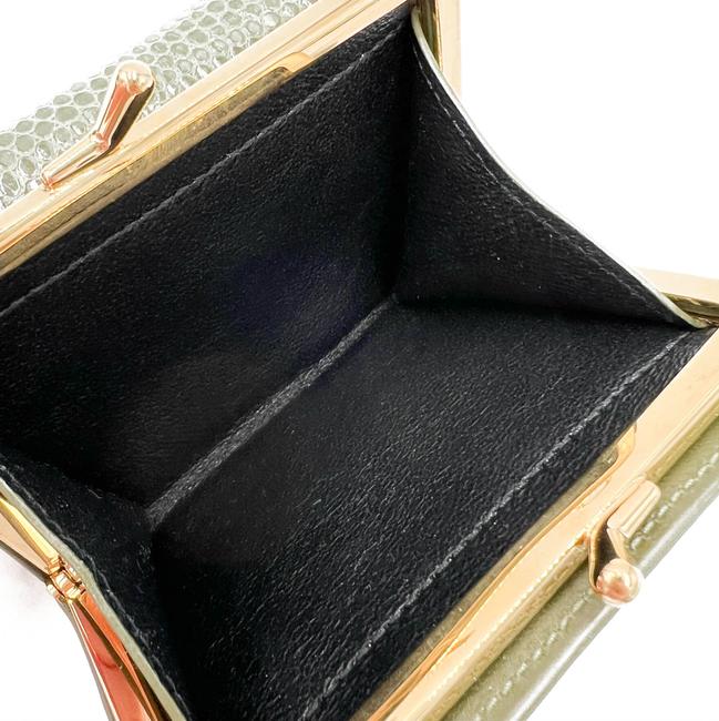 Saint Laurent Rider Military Shiny Chain Monogram Green Calfskin Leather Cross Body Bag