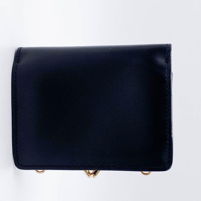 Saint Laurent Rider Wallet Monogram Black Leather Shoulder Bag