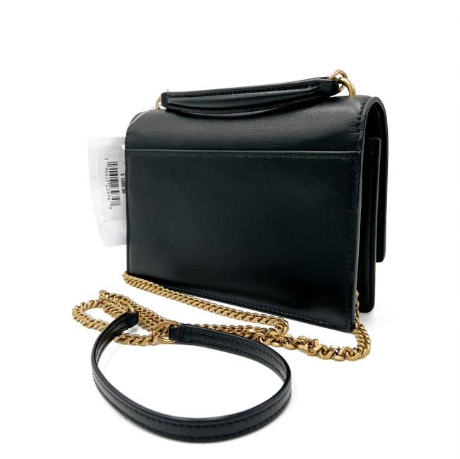 Saint Laurent Wallet on Chain Sunset Monogram Black Leather Cross Body Bag