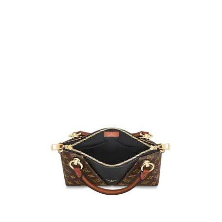Louis Vuitton  V TOTE BB Black/Caramel